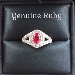 Ruby Cocktail Ring Size 5